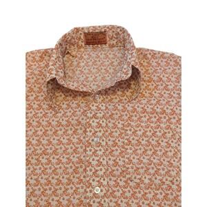 Van Heusen 417‎ Mens Bicycle Print Short Sleeve Button Up Shirt Size 16